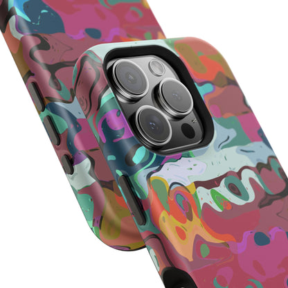 Colorful Abstract Marble - Magnetic Phone Case