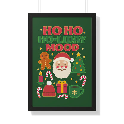 Ho Ho Ho-liday Mood - Framed Poster