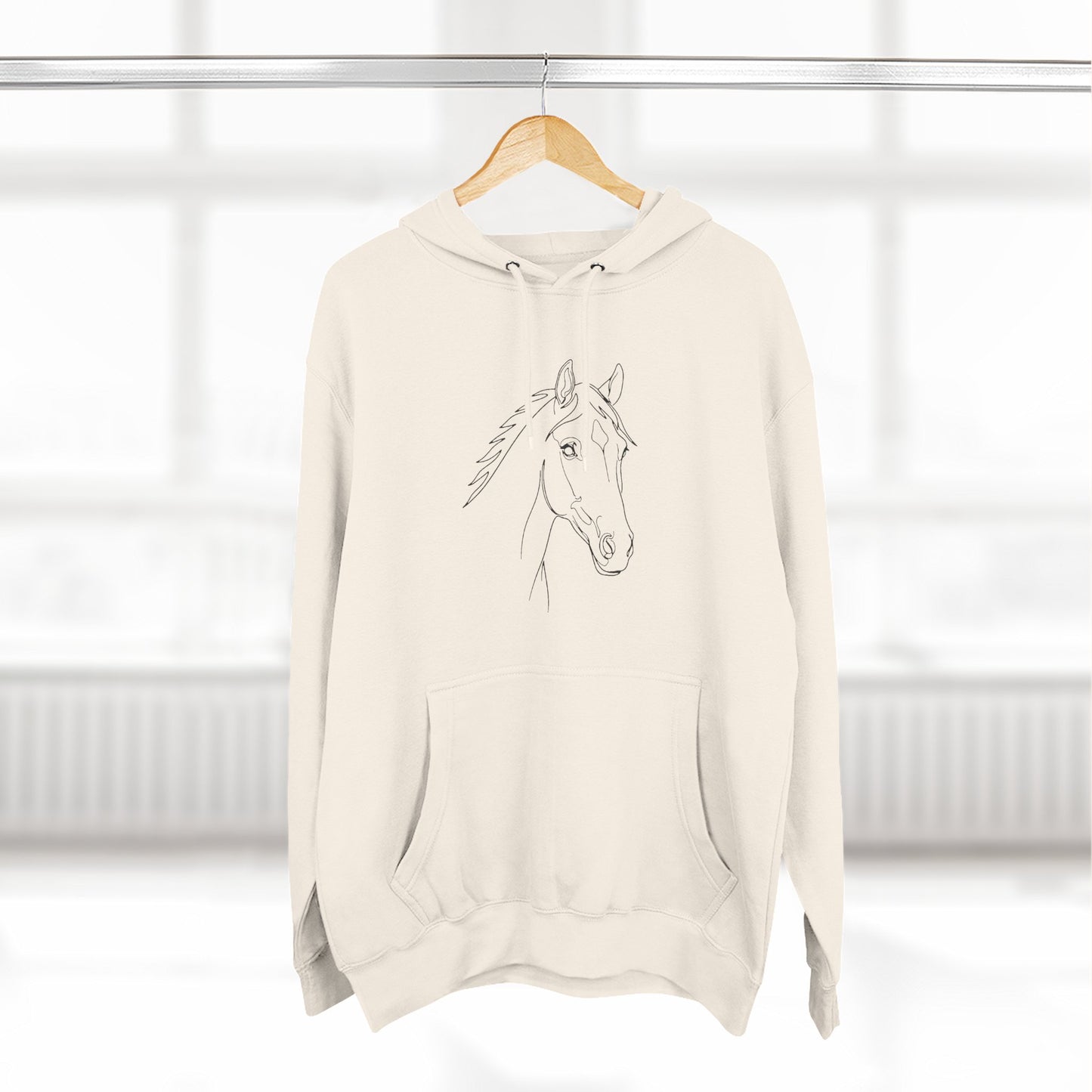 Horse Portrait Sketch - Hoodie