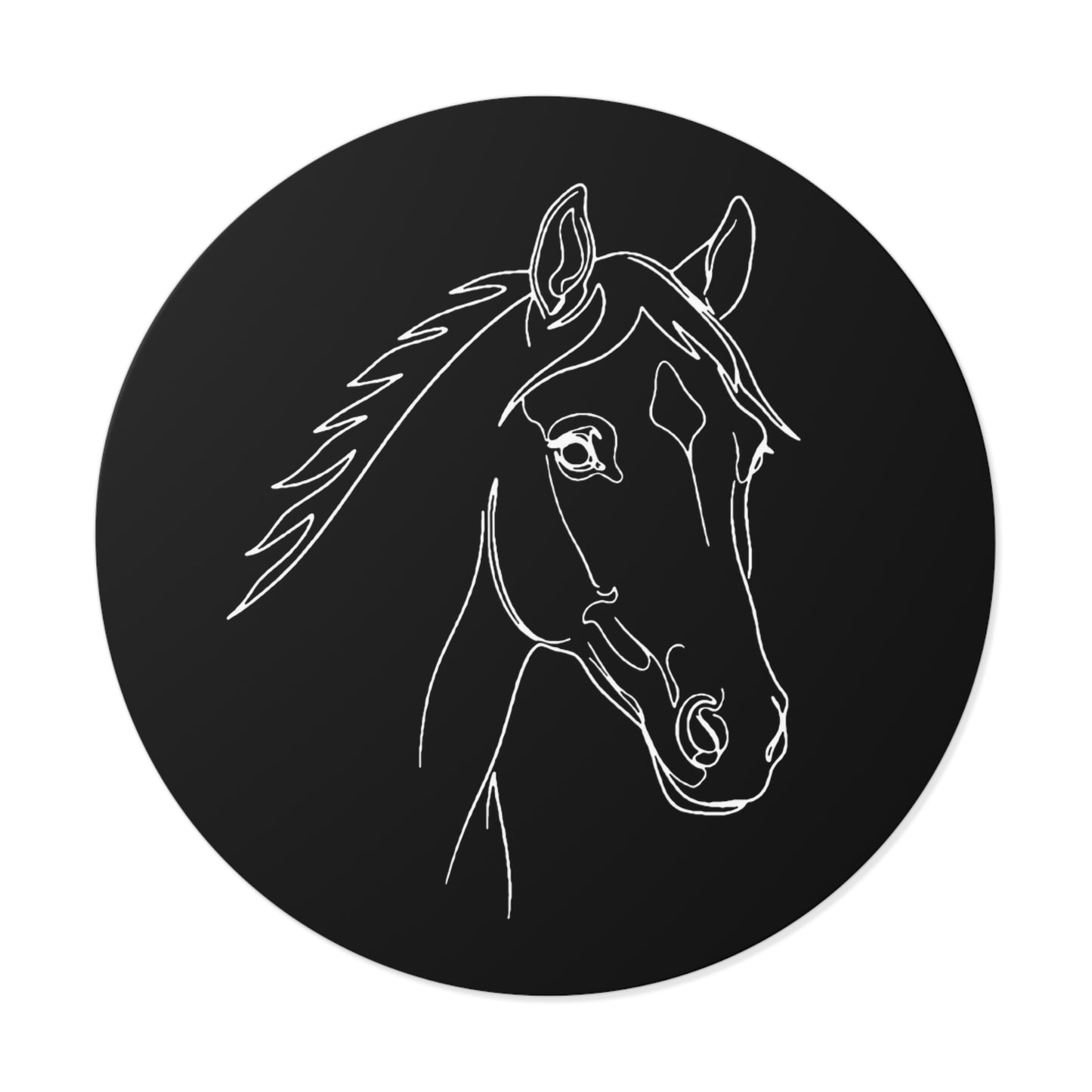 Horse Portrait Sketch - Sticker