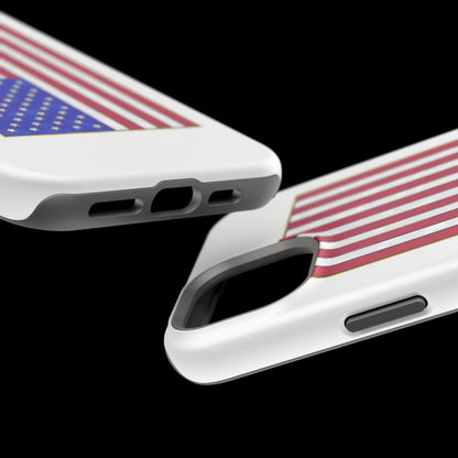 New Glory American Flag (Gold Edge Edition) - Magnetic Phone Case