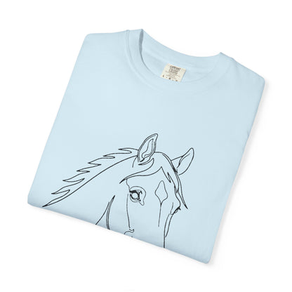 Horse Portrait Sketch - T‑Shirt