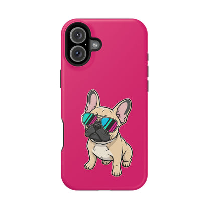 French Bulldog with Sunglasses - Magnetic Phone Case