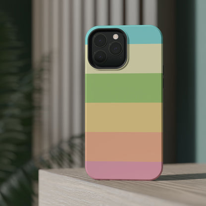 Pastel Stripes - Magnetic Phone Cover