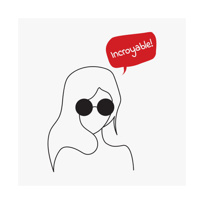 Incroyable Chic Girl - Poster