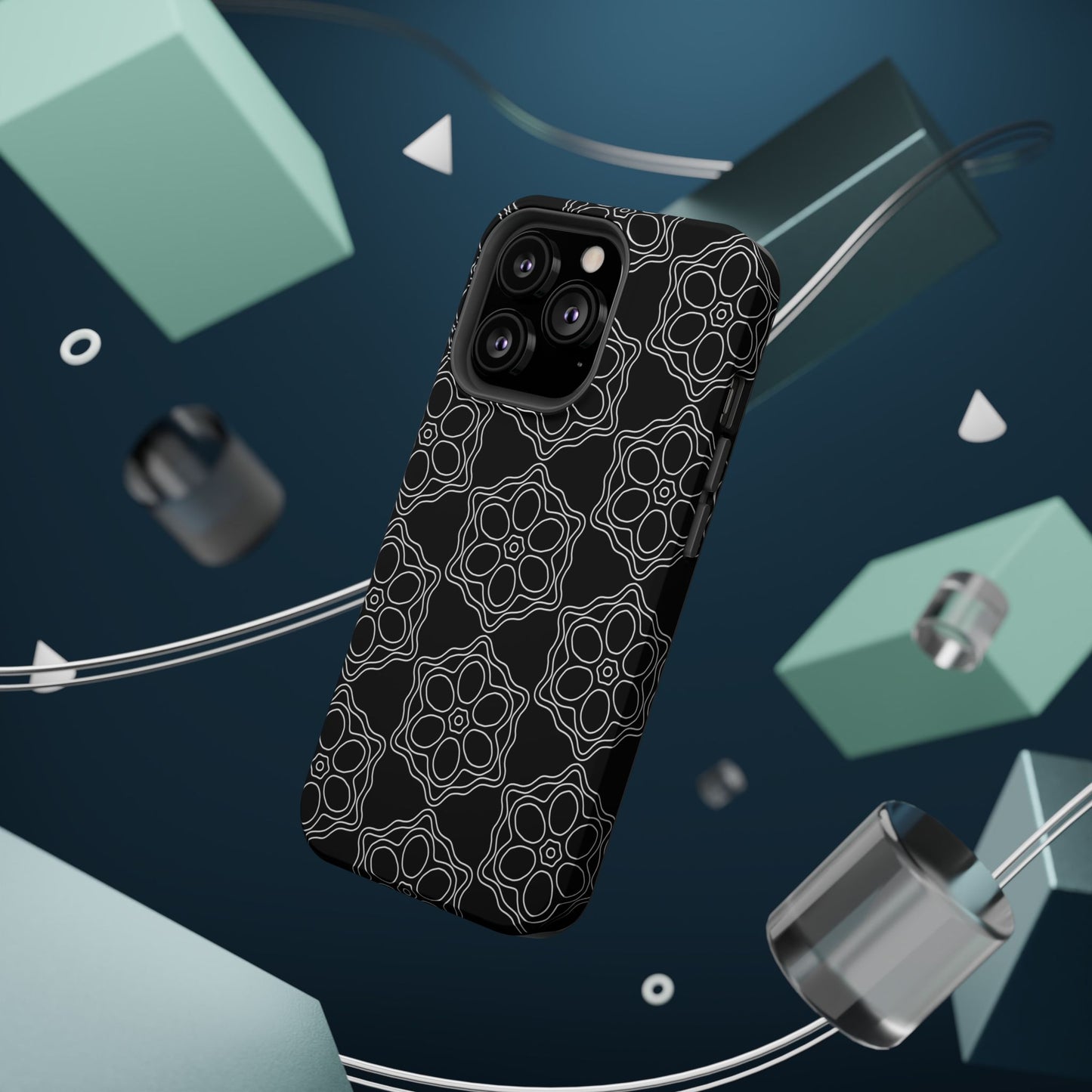 Geometric Sacred Flower - Magnetic Phone Case