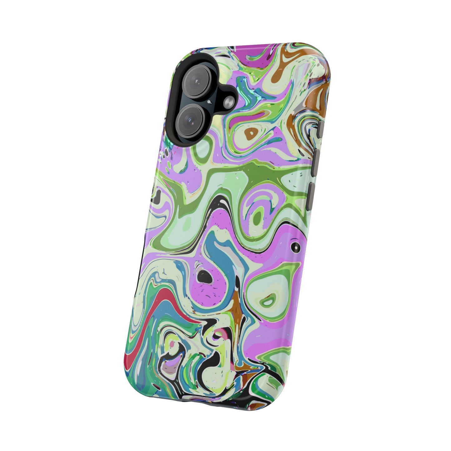 Vibrant Multi‑Color Swirl - Magnetic Phone Case