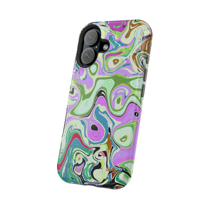 Vibrant Multi‑Color Swirl - Magnetic Phone Case