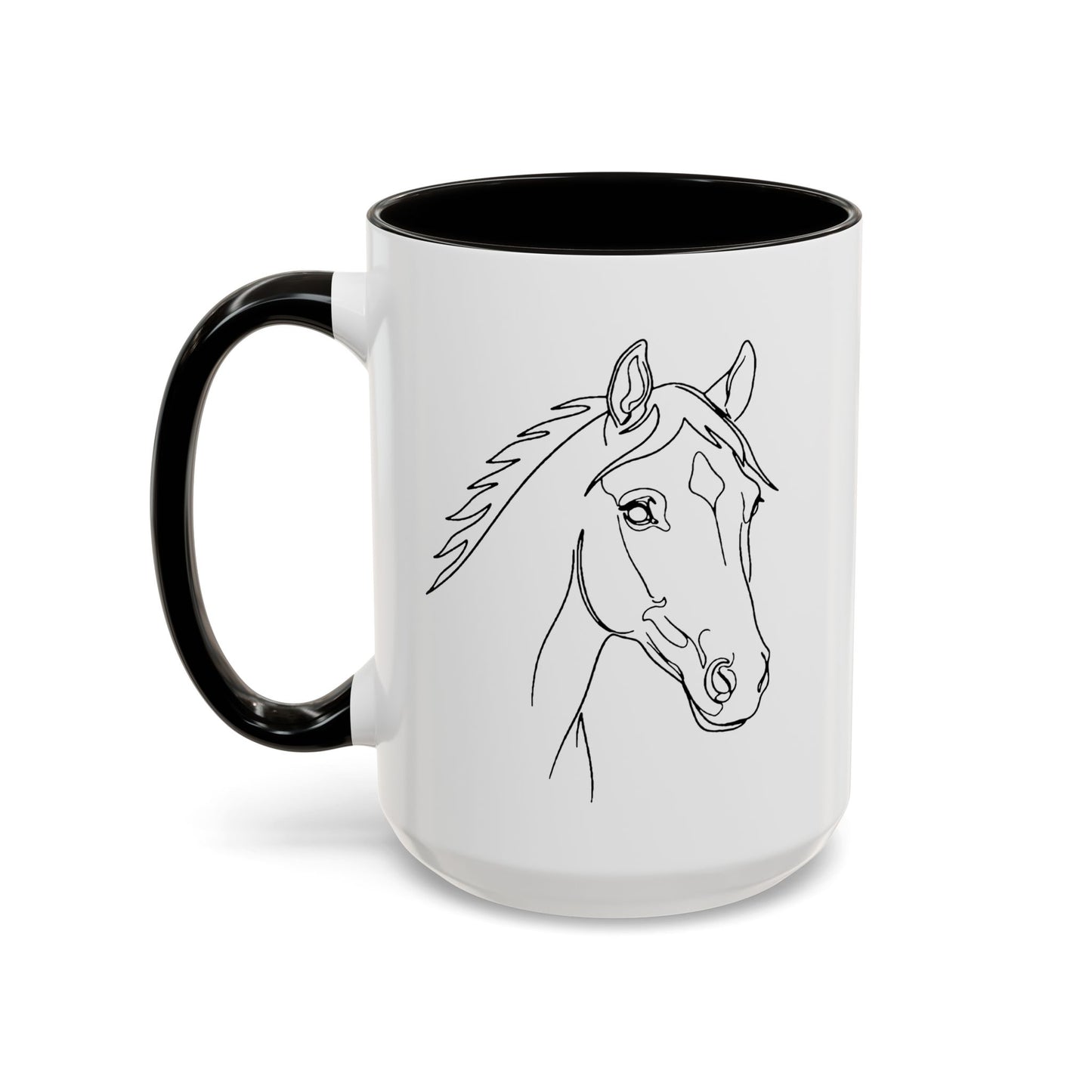 Horse Portrait Sketch - Colorful Mug