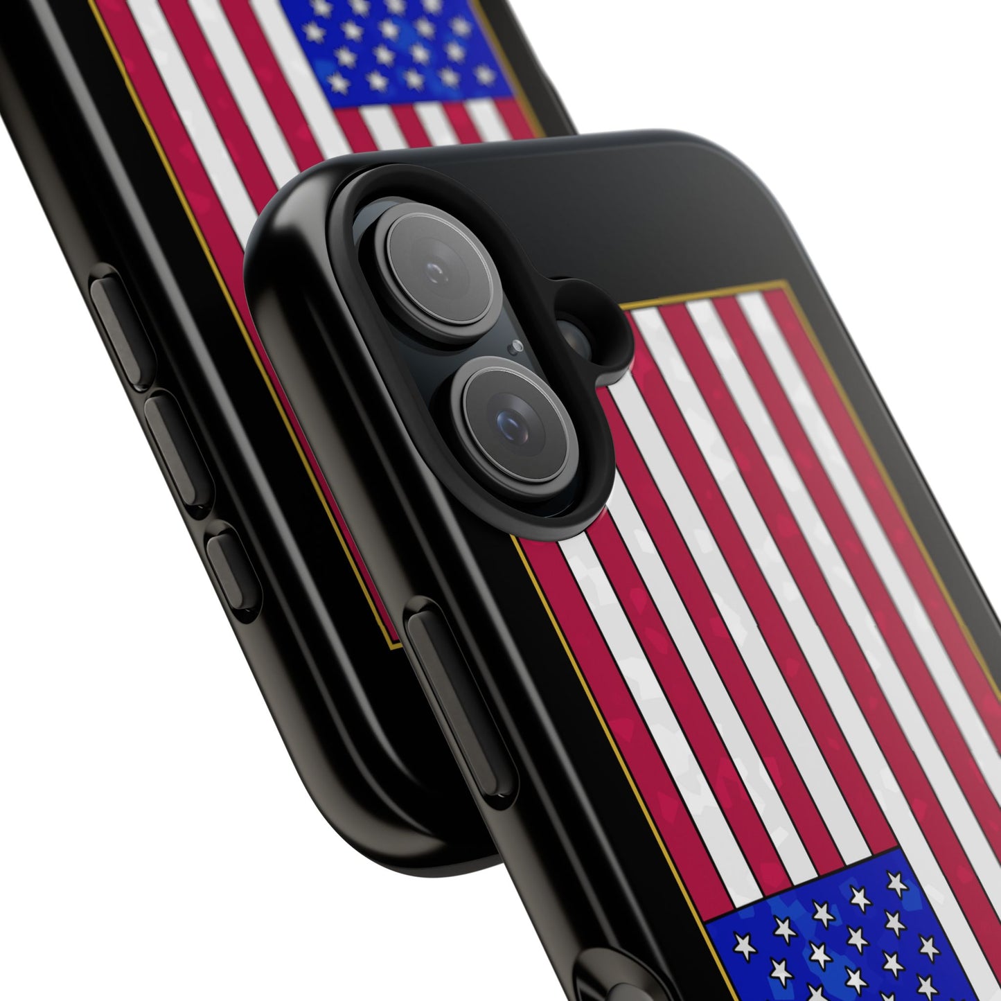 New Glory American Flag (Gold Edge Edition) - Phone Case