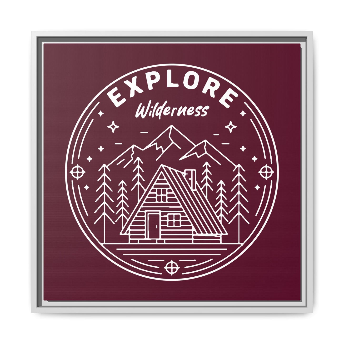 Explore Wilderness - Framed Canvas