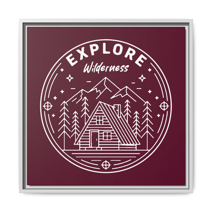 Explore Wilderness - Framed Canvas
