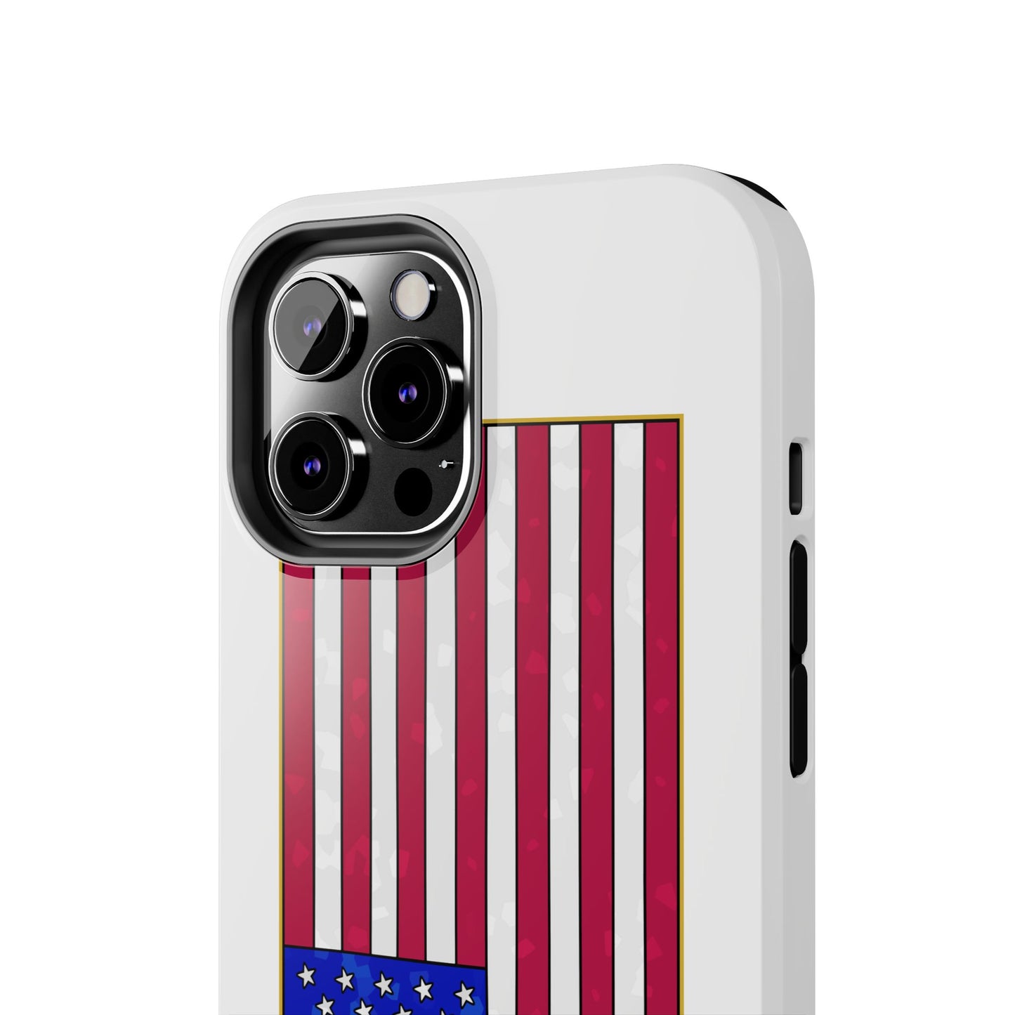 New Glory American Flag (Gold Edge Edition) - Phone Case