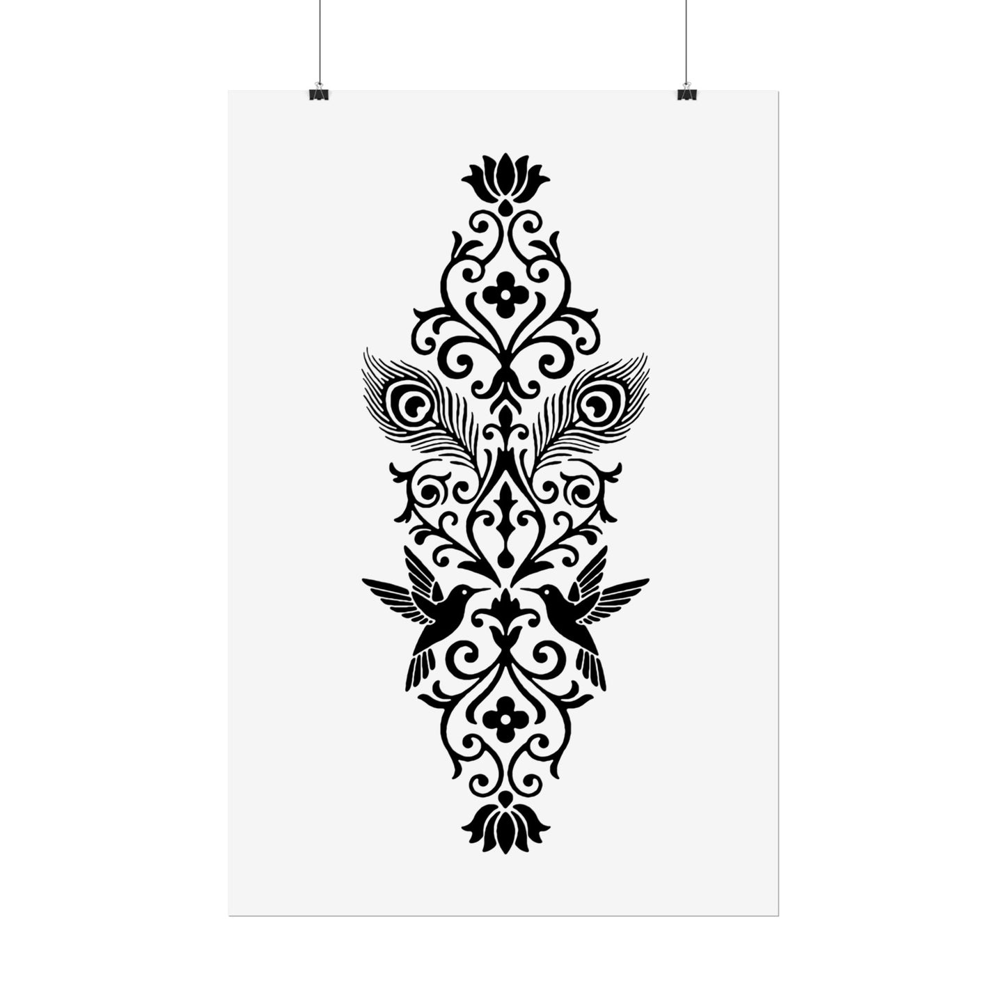 Hummingbird Soulmates - Rolled Poster