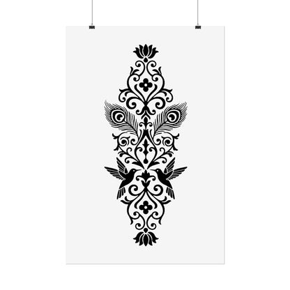 Hummingbird Soulmates - Rolled Poster