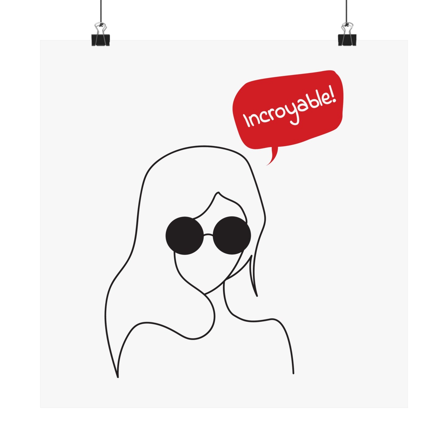 Incroyable Chic Girl - Poster