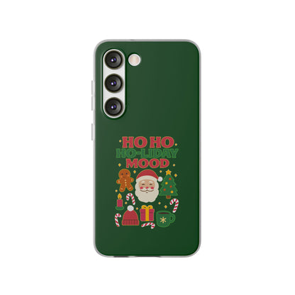Festive Phone Case with Holiday Cheer, Christmas Gift, Winter Vibes, Ho Ho Ho Design, Cute Holiday Accessory
