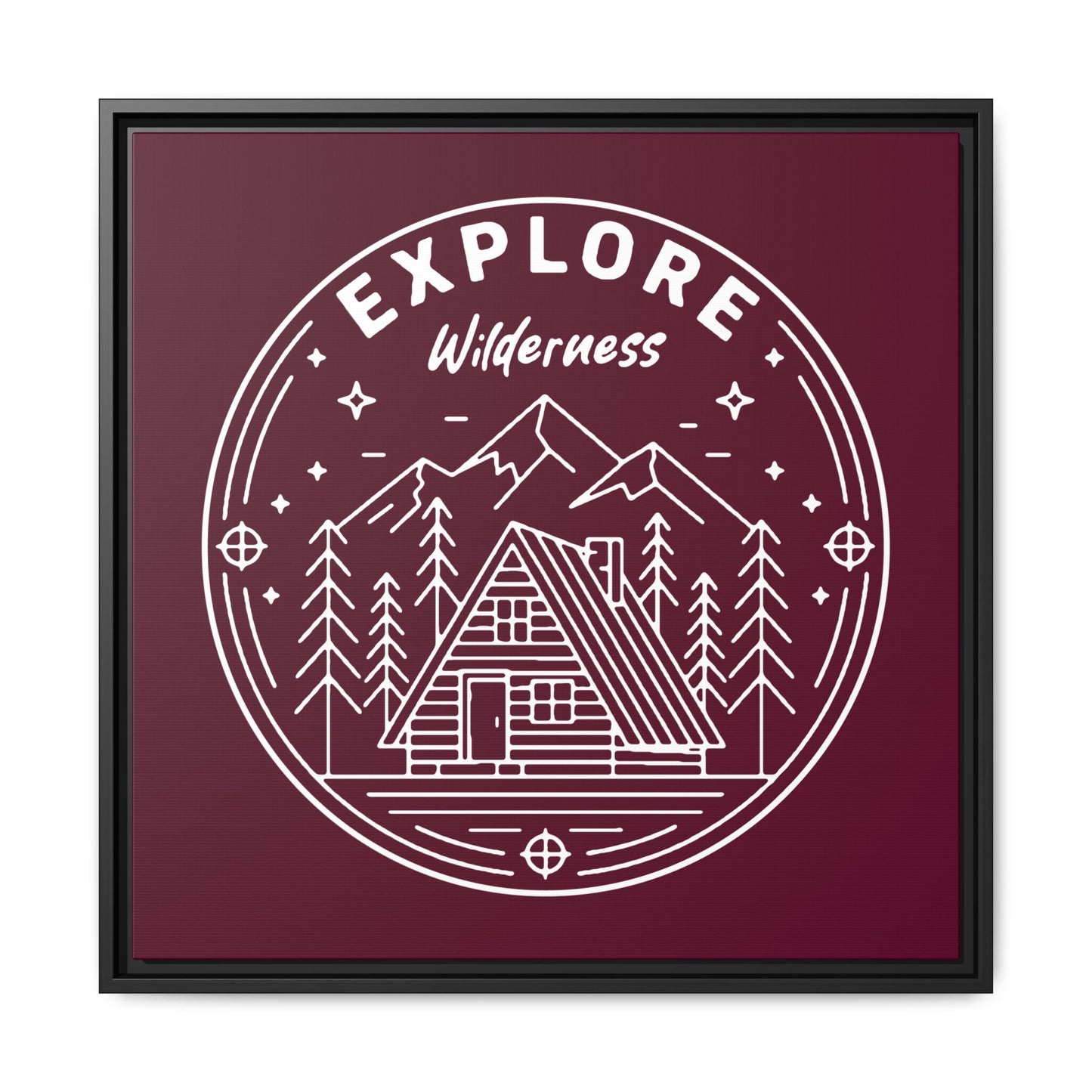 Explore Wilderness - Framed Canvas