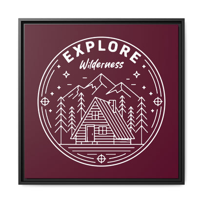 Explore Wilderness - Framed Canvas