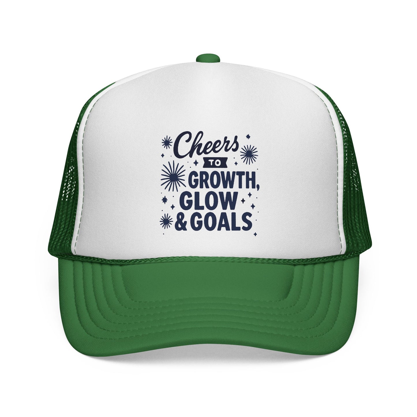 Cheers to Growth, Glow & Goals - Cap