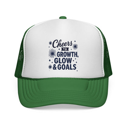 Cheers to Growth, Glow & Goals - Cap