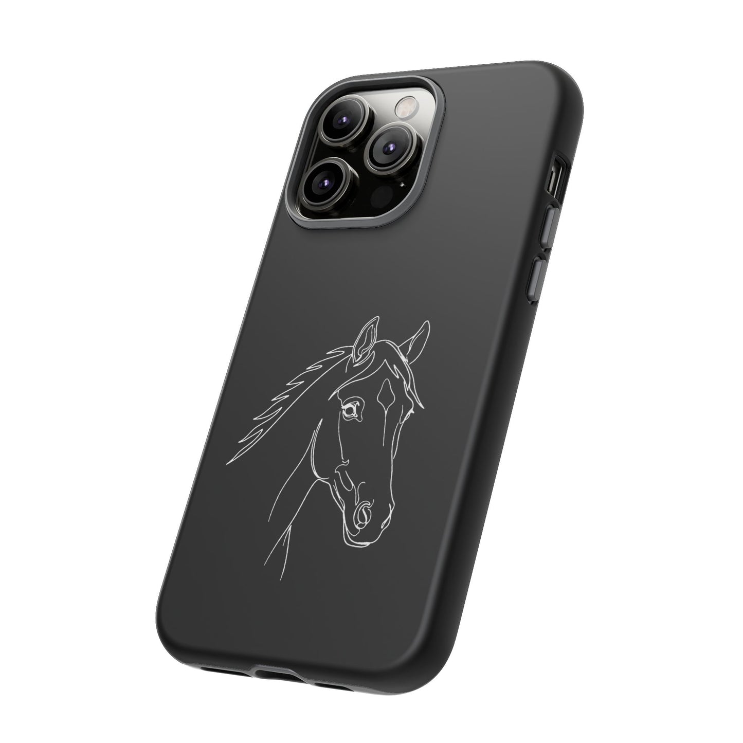Horse Portrait Sketch - Tough Phone Case