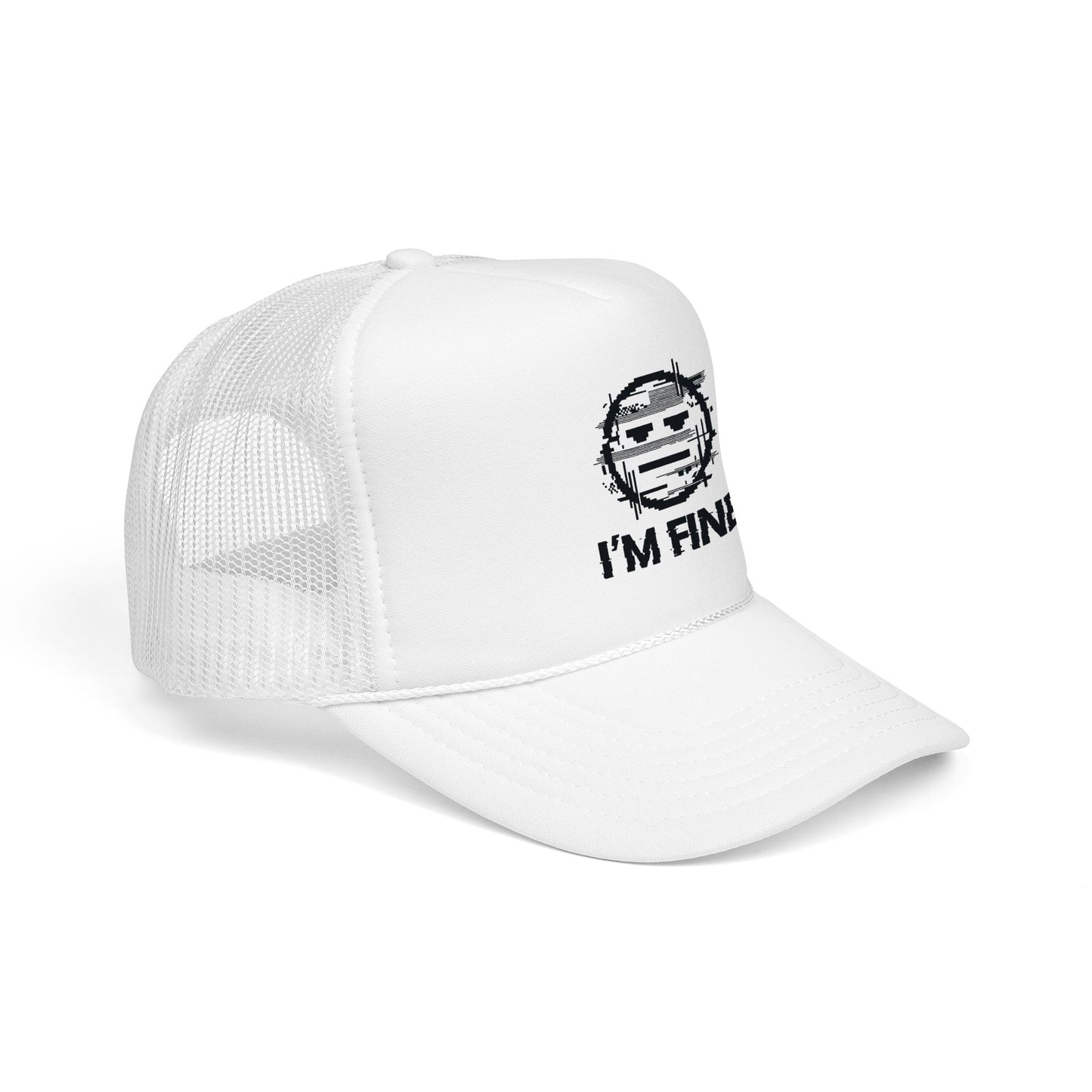 I’m Fine Glitched Smiley - Cap