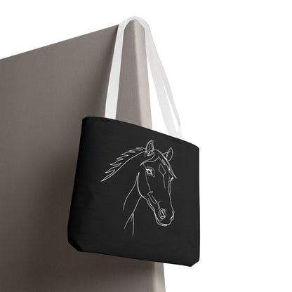 Horse Portrait Sketch - Tote Bag