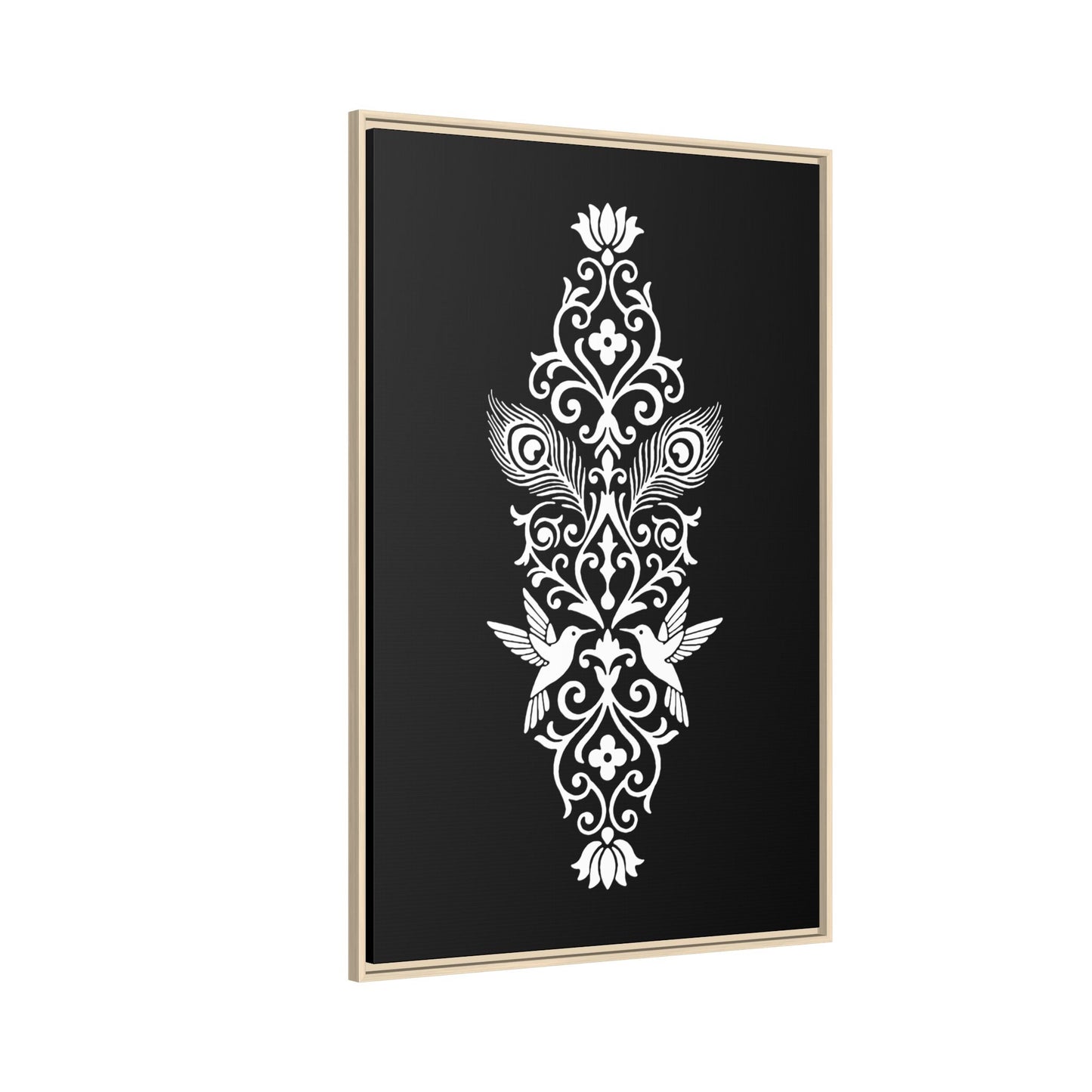 Hummingbird Soulmates - Framed Canvas
