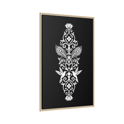 Hummingbird Soulmates - Framed Canvas
