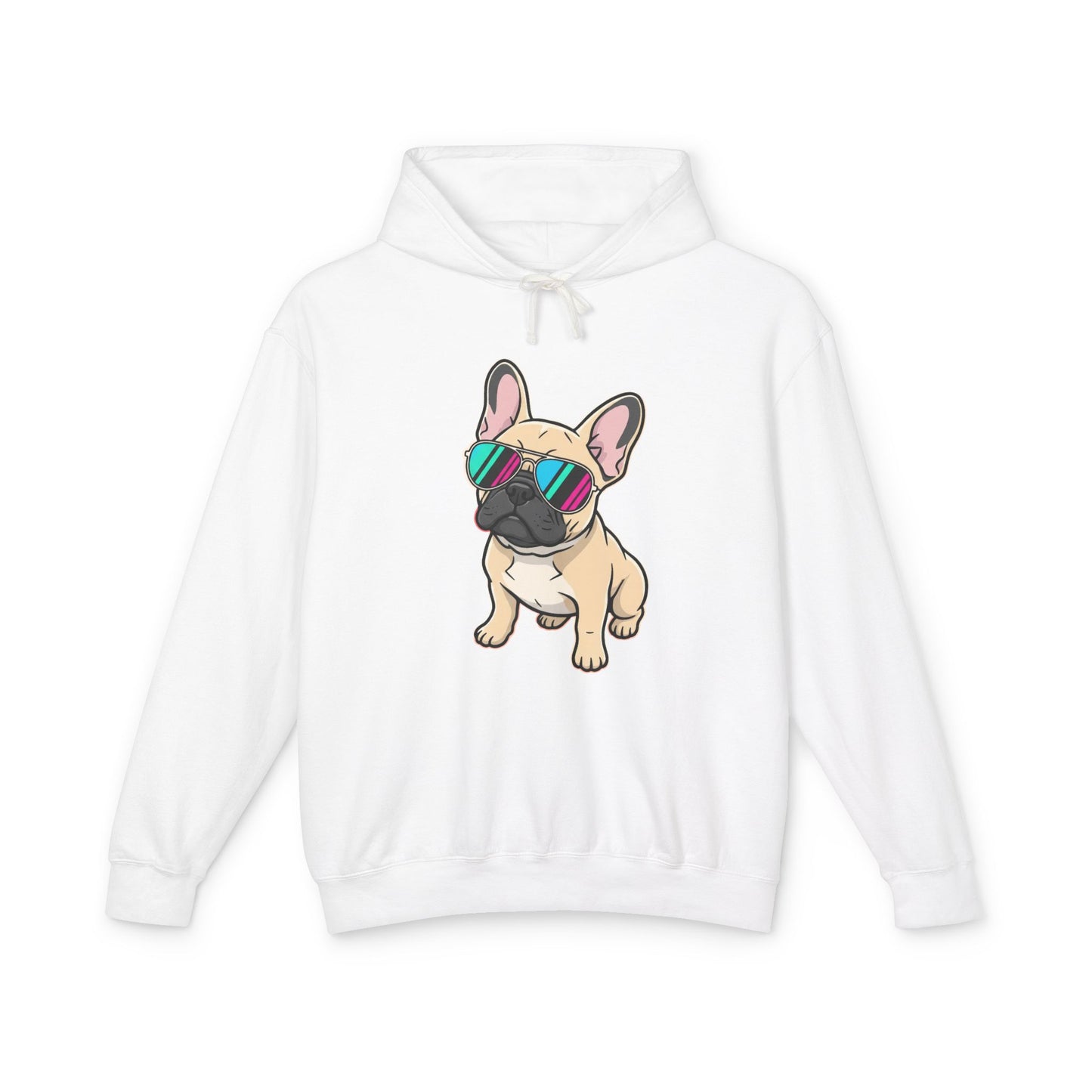 French Bulldog with Sunglasses - Hoodie