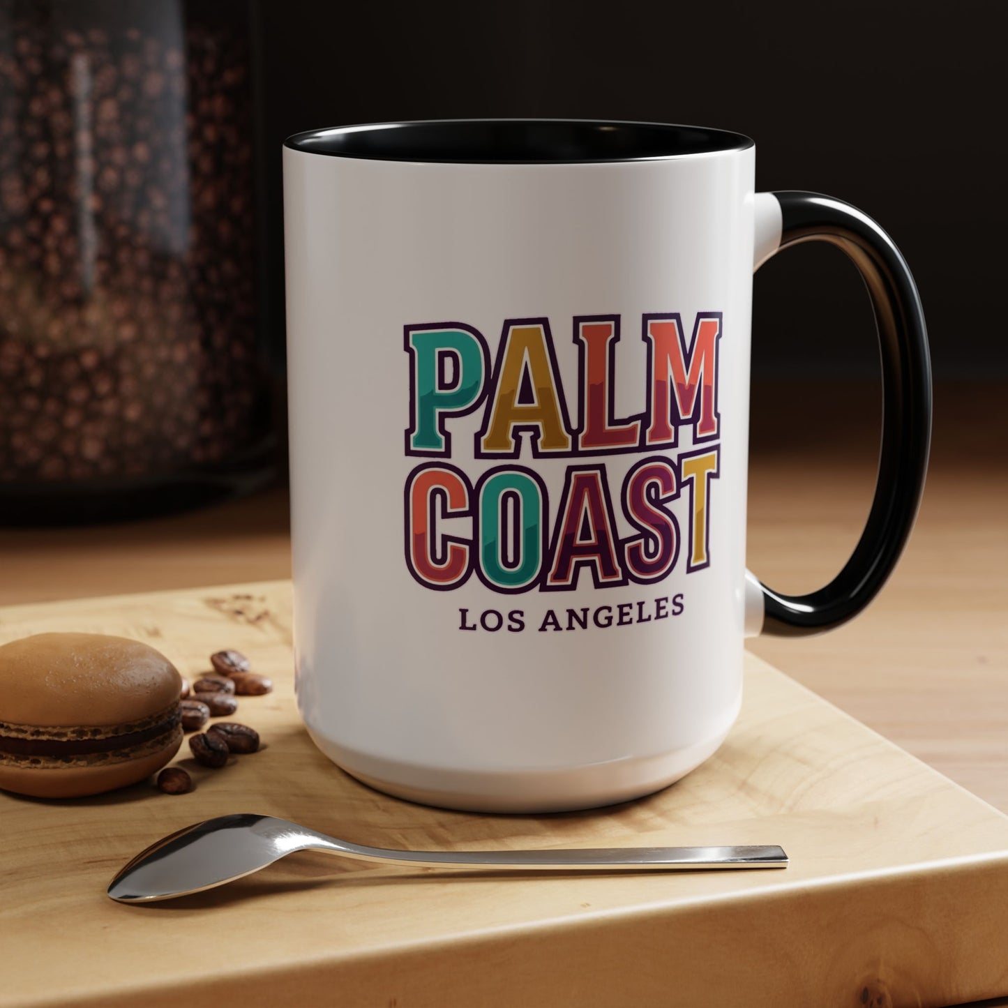 Palm Coast - Los Angeles - Color Accent Mug