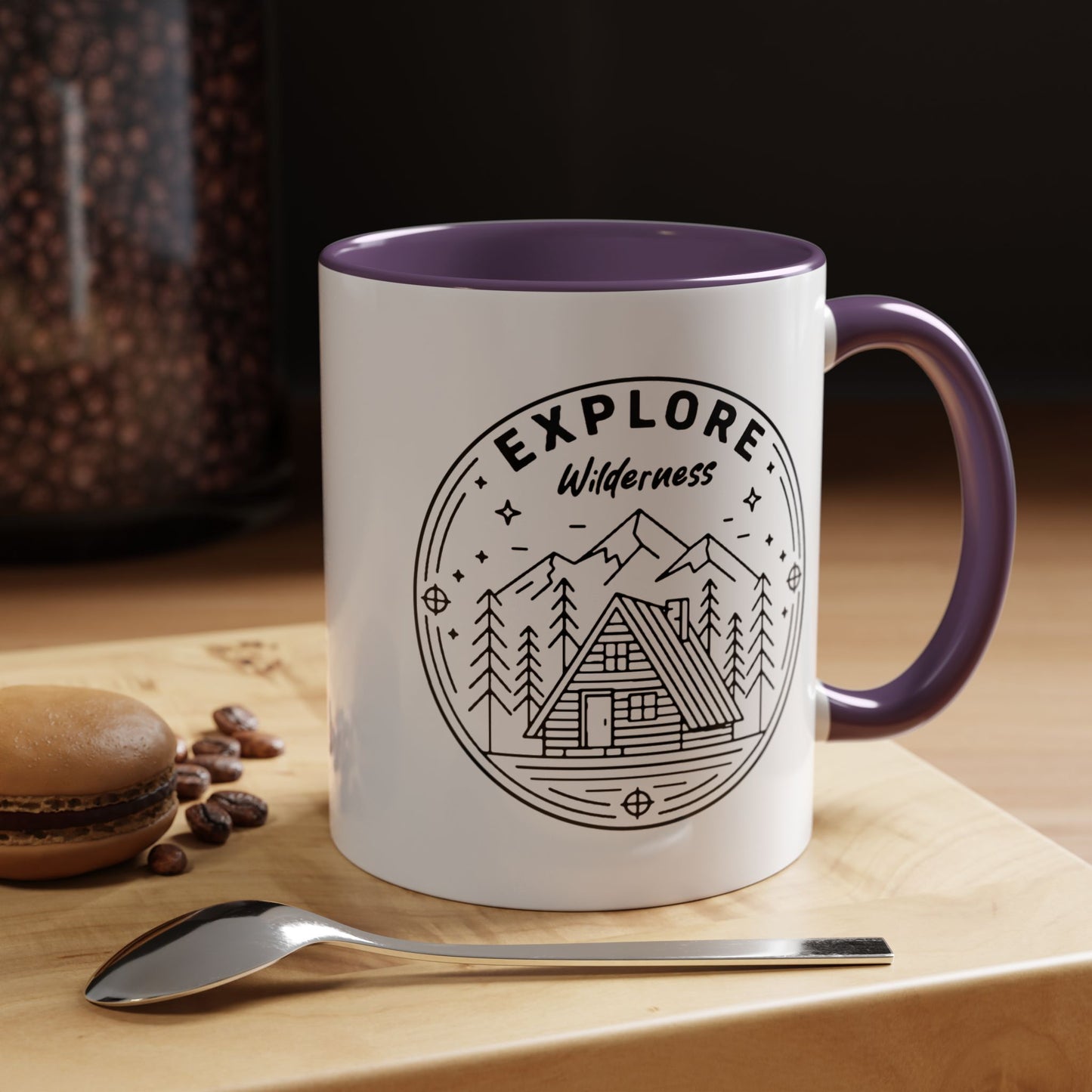 Explore Wilderness - Color Accent Mug