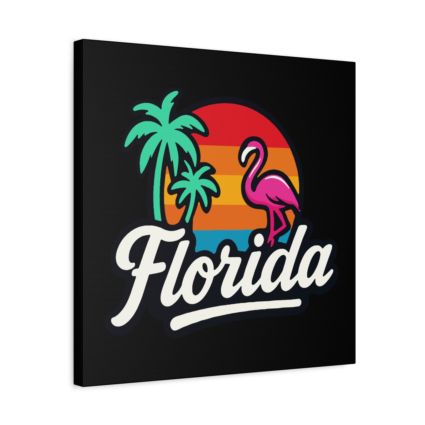 Florida Sunset Palm - Canvas