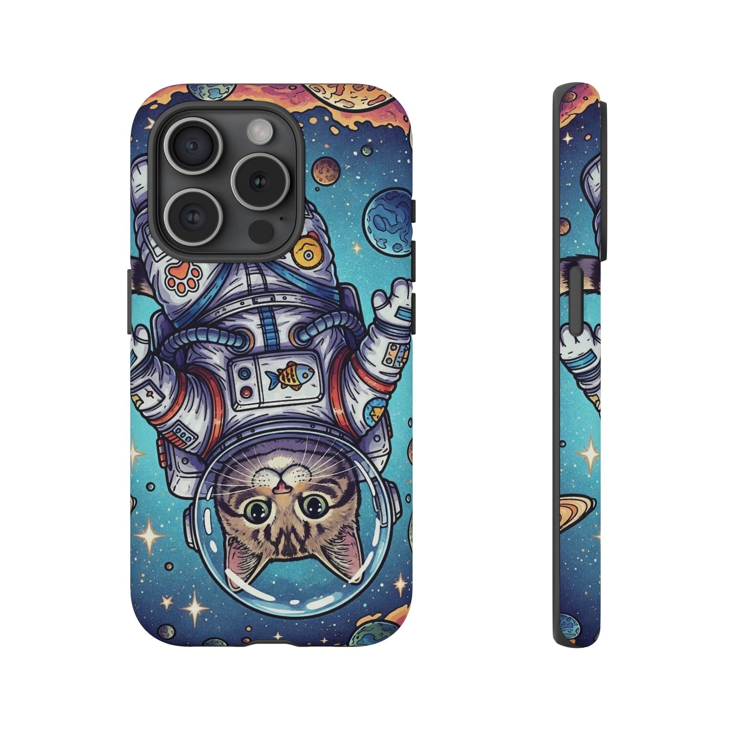 Astronaut Cat - Tough Phone Case