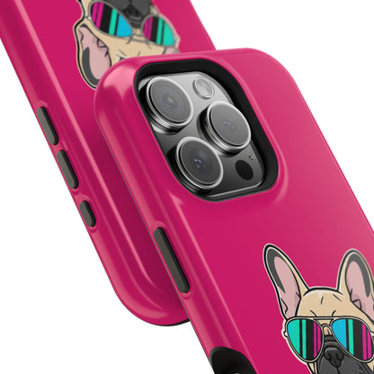 French Bulldog with Sunglasses - Magnetic Phone Case