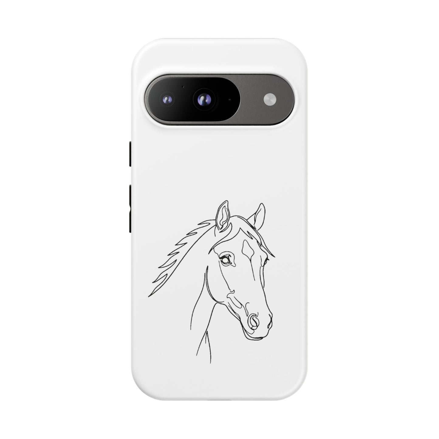 Horse Portrait Sketch - Tough Phone Case