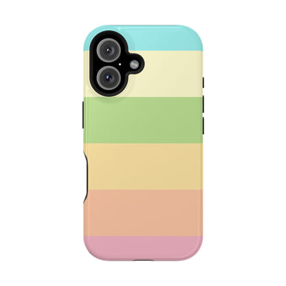 Pastel Stripes - Magnetic Phone Cover