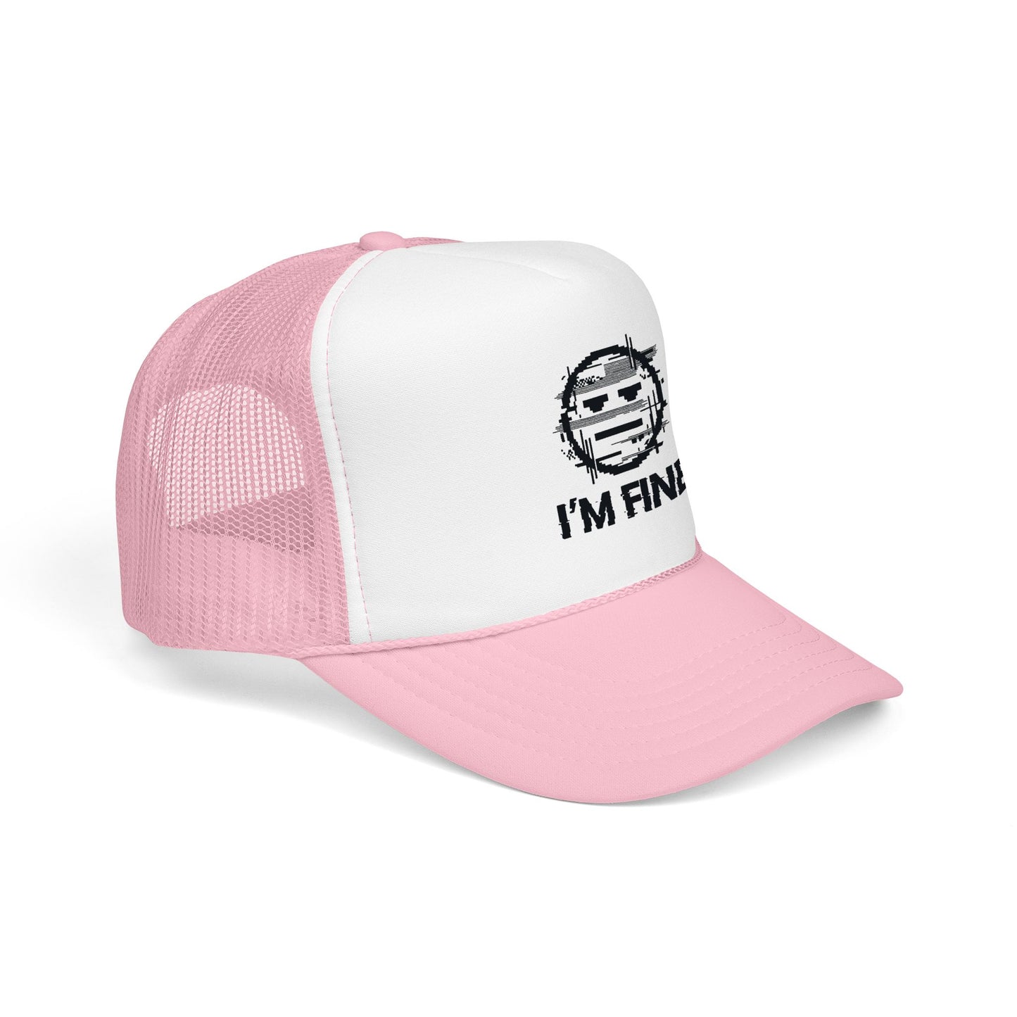 I’m Fine Glitched Smiley - Cap