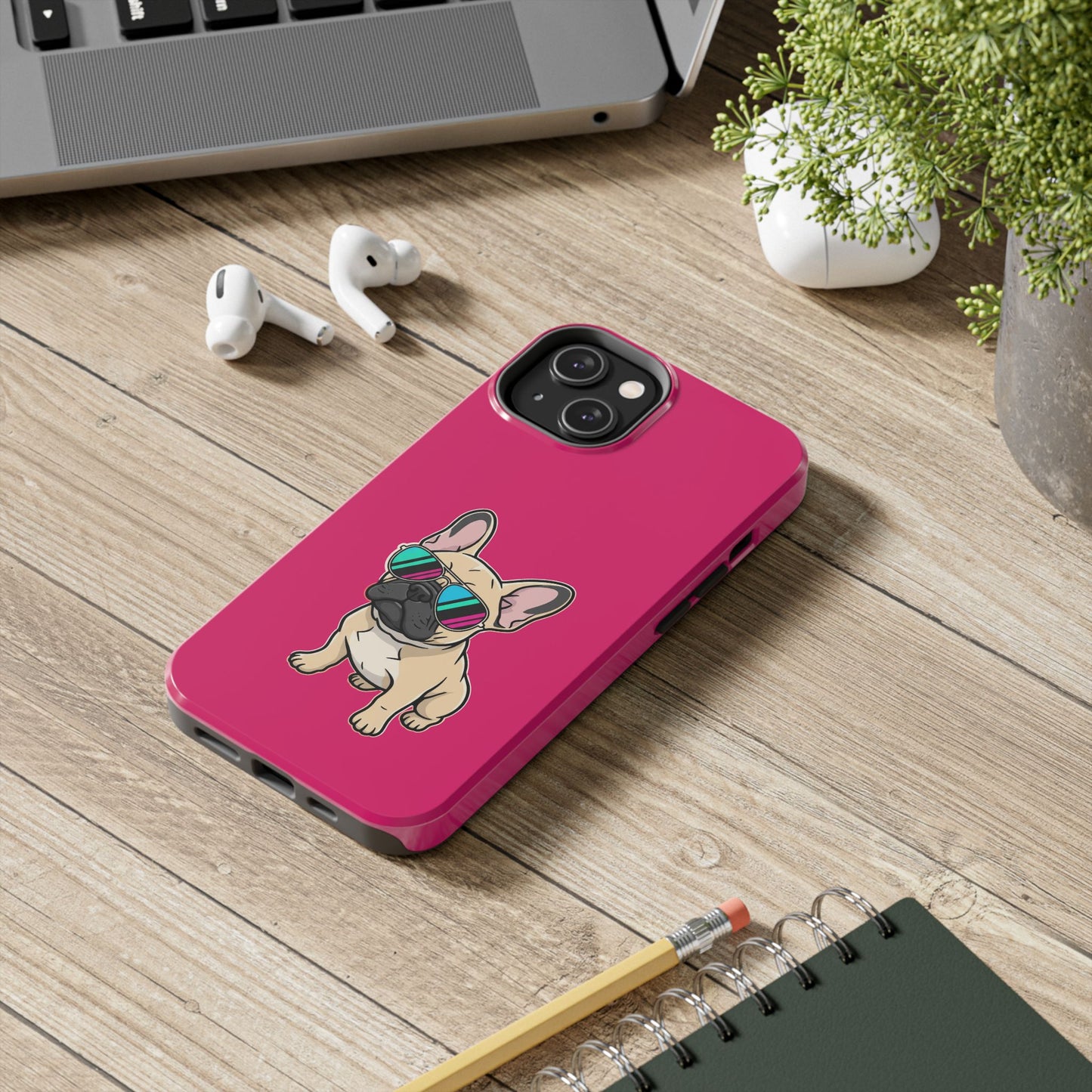 French Bulldog with Sunglasses - Phone Case
