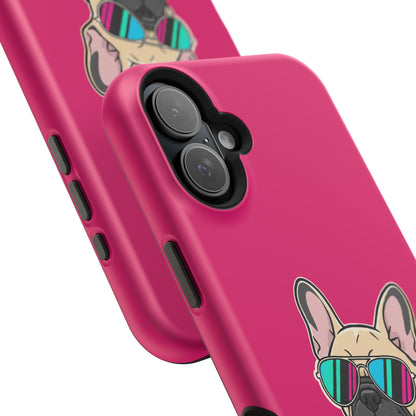 French Bulldog with Sunglasses - Magnetic Phone Case