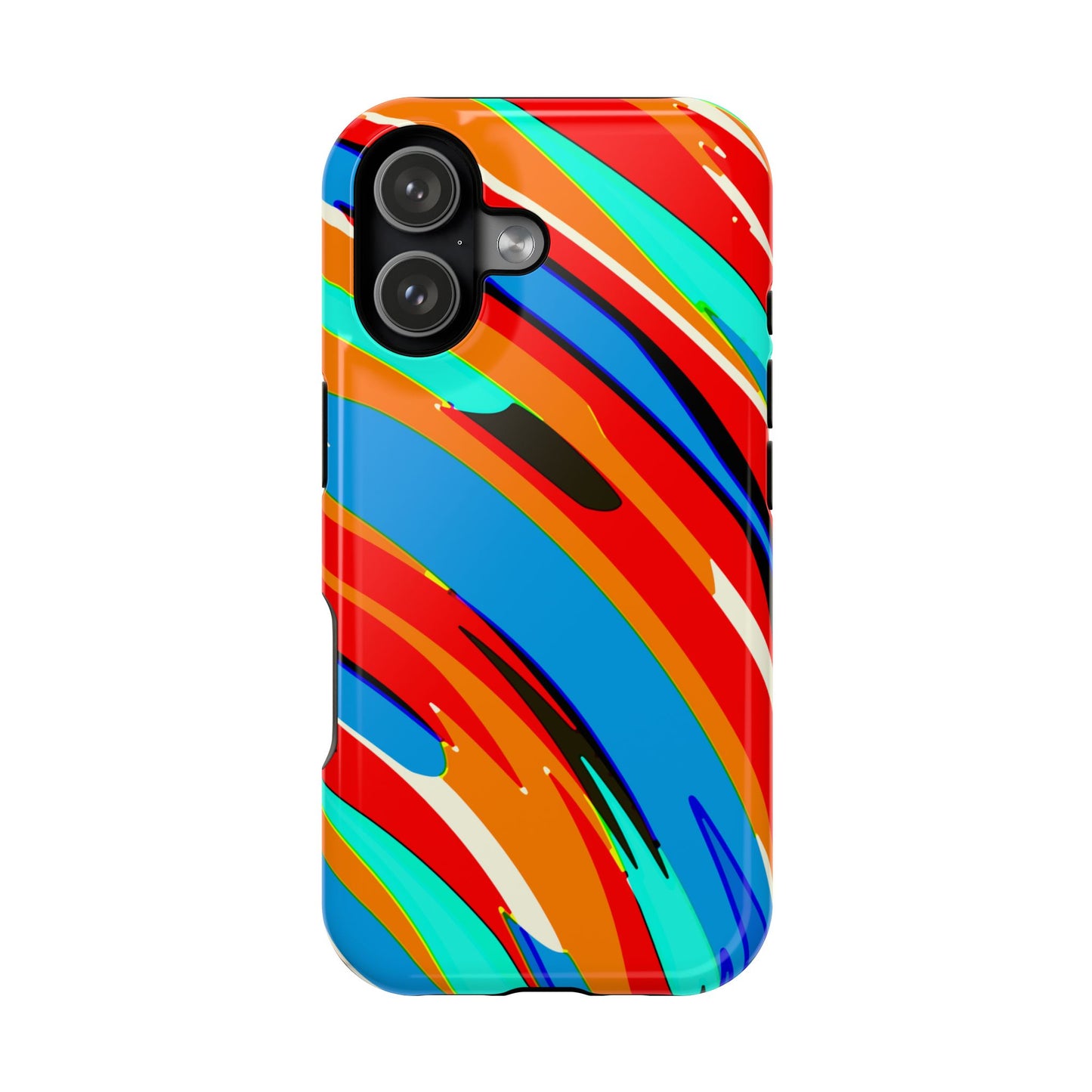 Abstract Rainbow Swirl Arc - Magnetic Phone Case