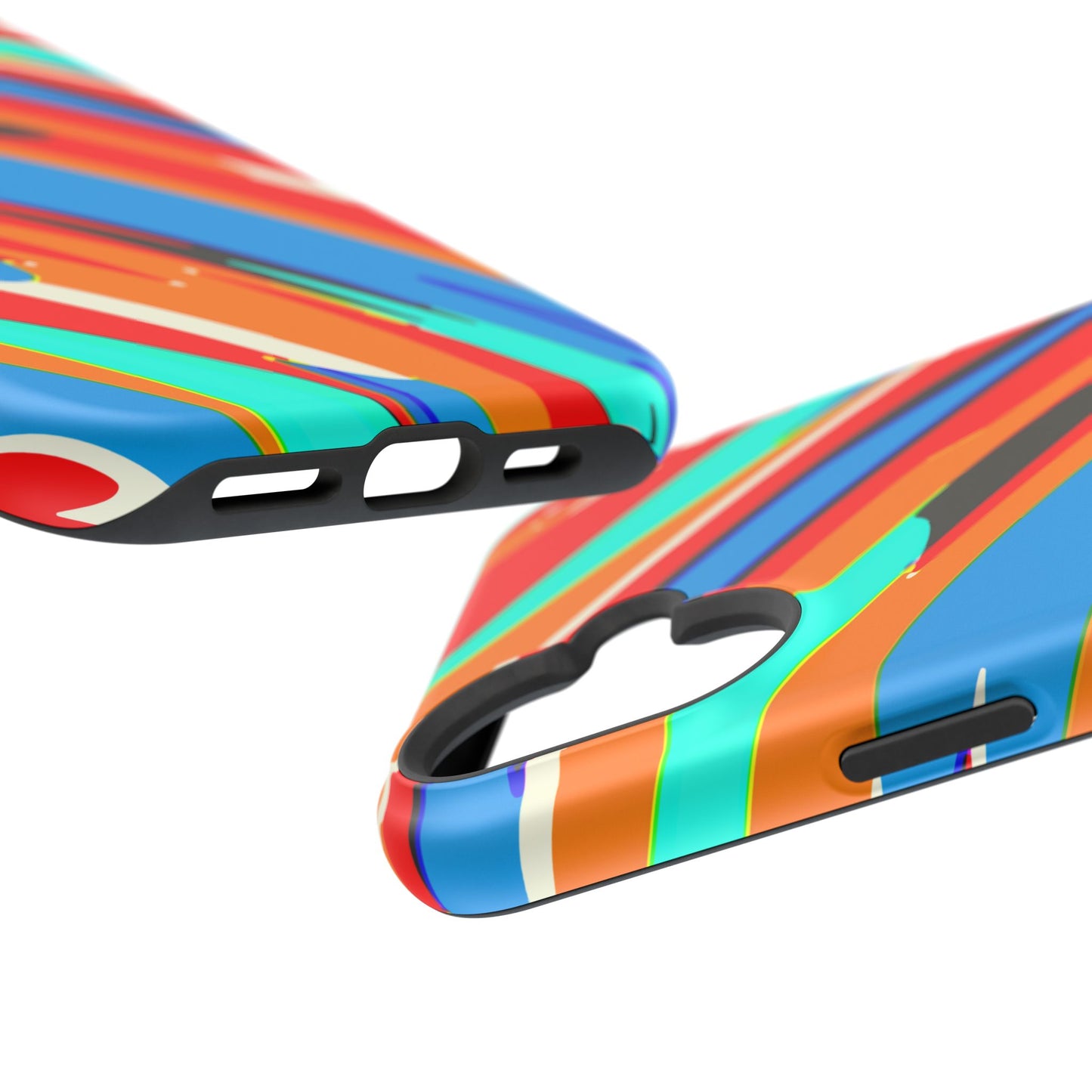 Abstract Rainbow Swirl Arc - Magnetic Phone Case