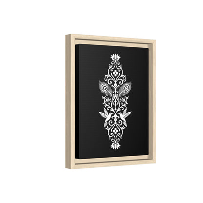 Hummingbird Soulmates - Framed Canvas
