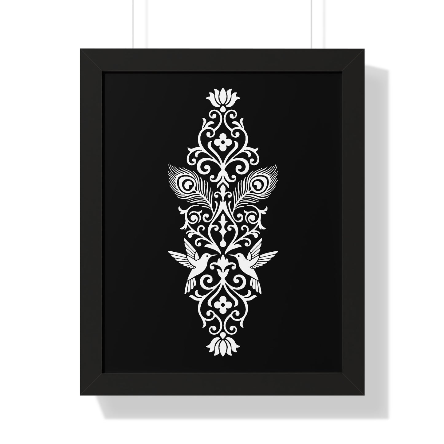 Hummingbird Soulmates - Framed Poster