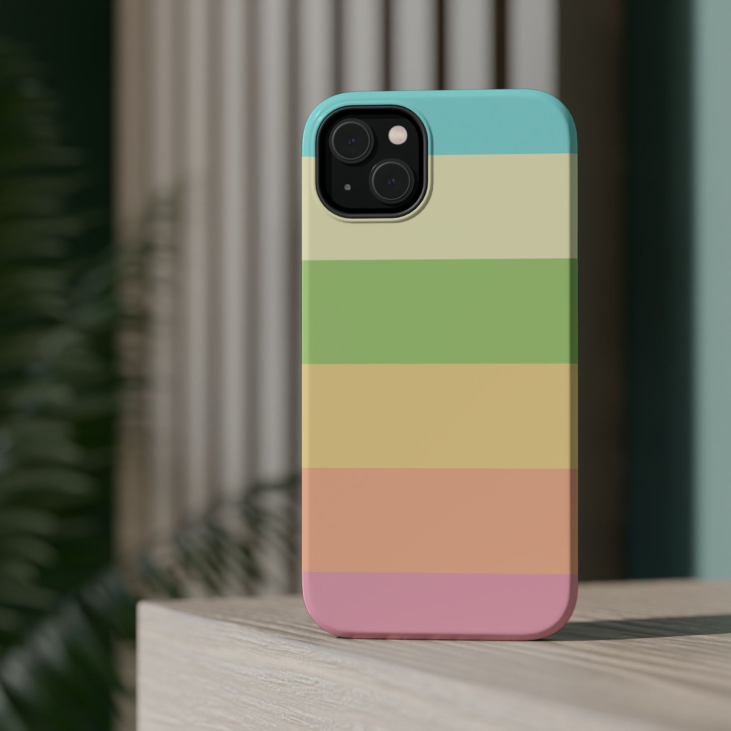 Pastel Stripes - Magnetic Phone Cover