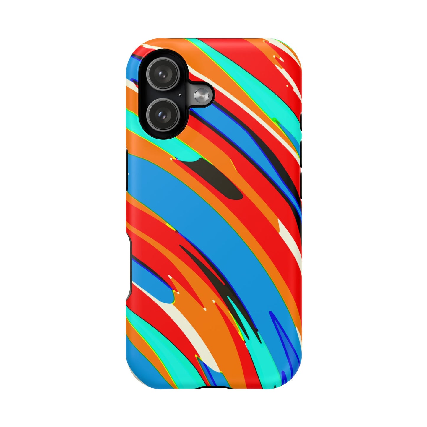 Abstract Rainbow Swirl Arc - Magnetic Phone Case