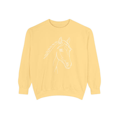 Horse Portrait Sketch - Sweatshirt