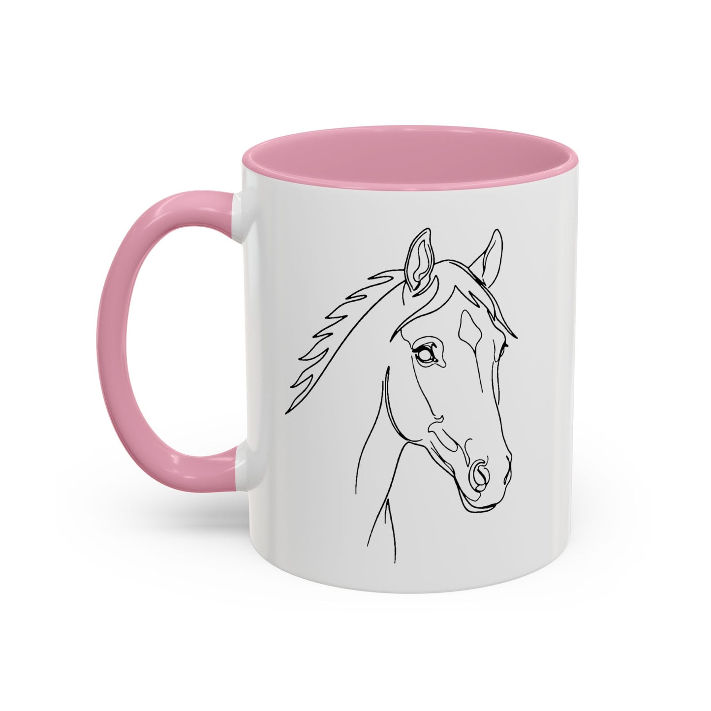 Horse Portrait Sketch - Colorful Mug