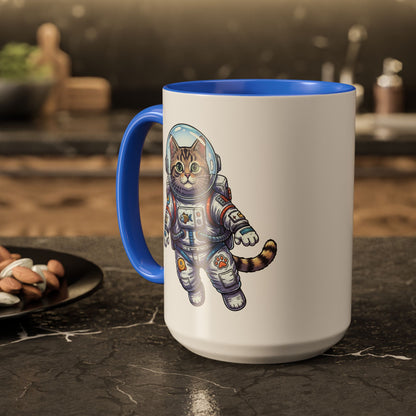 Astronaut Cat - Colorful Mug